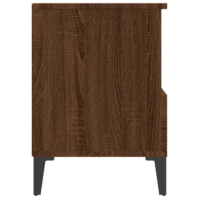 Bedside Cabinets 2 pcs Brown Oak 40x35x50 cm Payday Deals