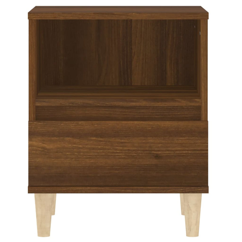 Bedside Cabinets 2 pcs Brown Oak 40x35x50 cm Payday Deals
