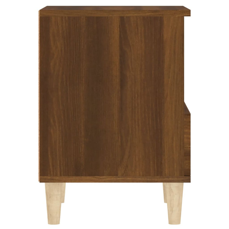 Bedside Cabinets 2 pcs Brown Oak 40x35x50 cm Payday Deals
