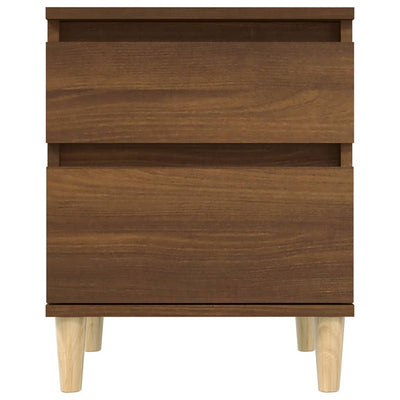 Bedside Cabinets 2 pcs Brown Oak 40x35x50 cm Payday Deals