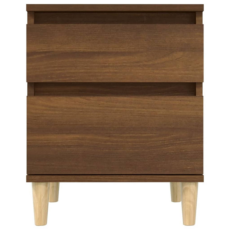 Bedside Cabinets 2 pcs Brown Oak 40x35x50 cm Payday Deals