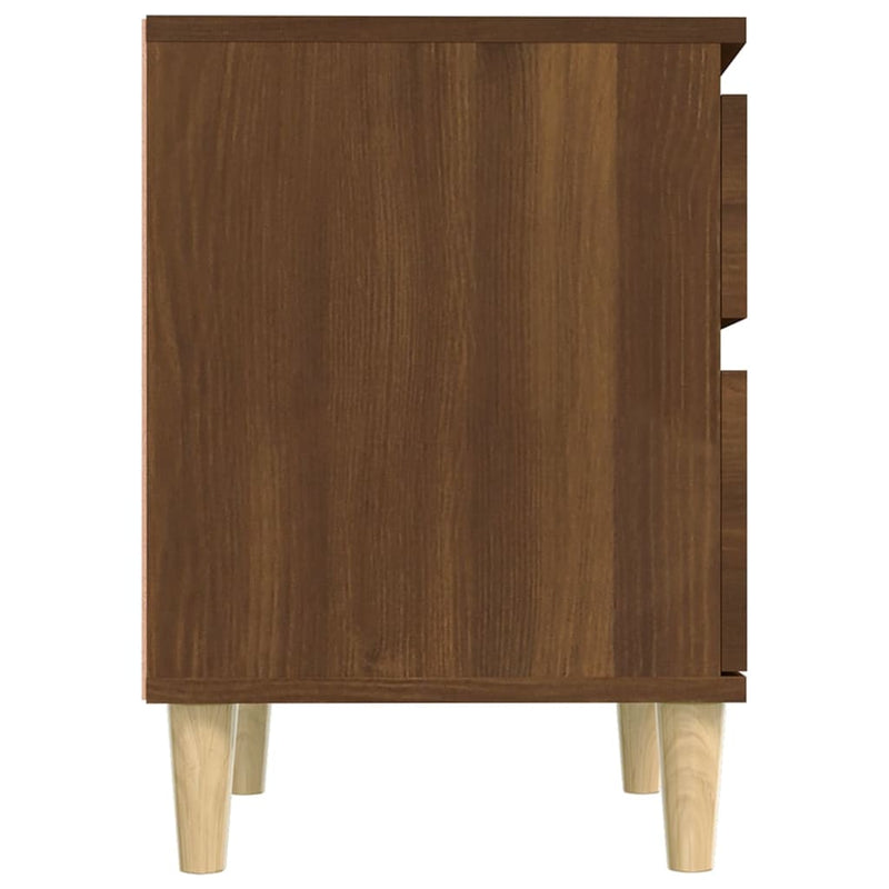 Bedside Cabinets 2 pcs Brown Oak 40x35x50 cm Payday Deals