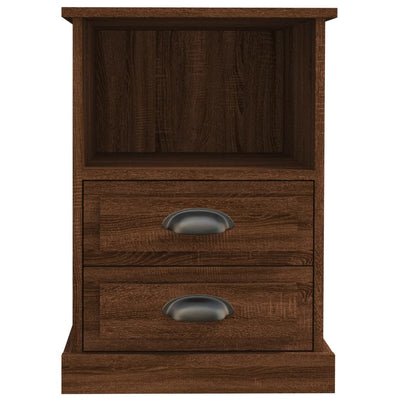 Bedside Cabinets 2 pcs Brown Oak 43x36x60 cm Payday Deals