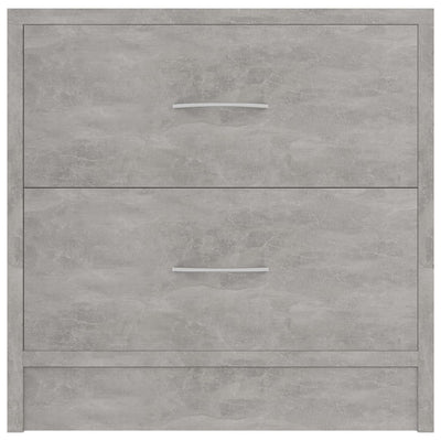 Bedside Cabinets 2 pcs Concrete Grey 40x30x40 cm Engineered Wood Payday Deals