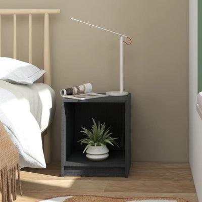 Bedside Cabinets 2 pcs Grey 35.5x33.5x41.5 cm Solid Pinewood Payday Deals