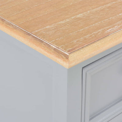 Bedside Cabinets 2 pcs Grey 35x30x49 cm MDF Payday Deals