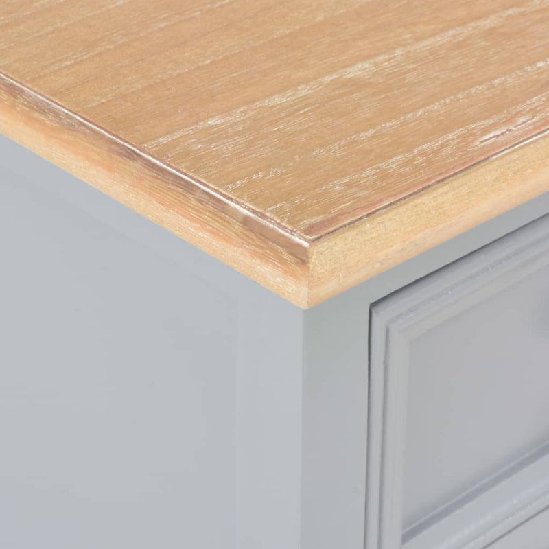 Bedside Cabinets 2 pcs Grey 35x30x49 cm MDF Payday Deals