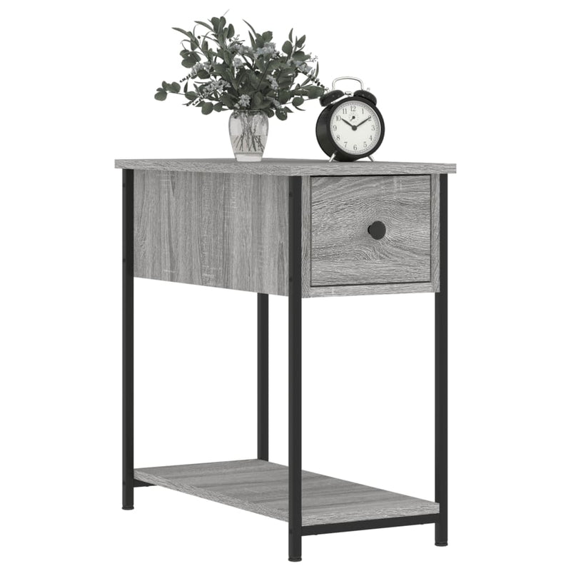 Bedside Cabinets 2 pcs Grey Sonoma 30x60x60 cm Engineered Wood Payday Deals