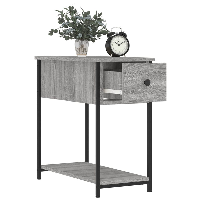 Bedside Cabinets 2 pcs Grey Sonoma 30x60x60 cm Engineered Wood Payday Deals