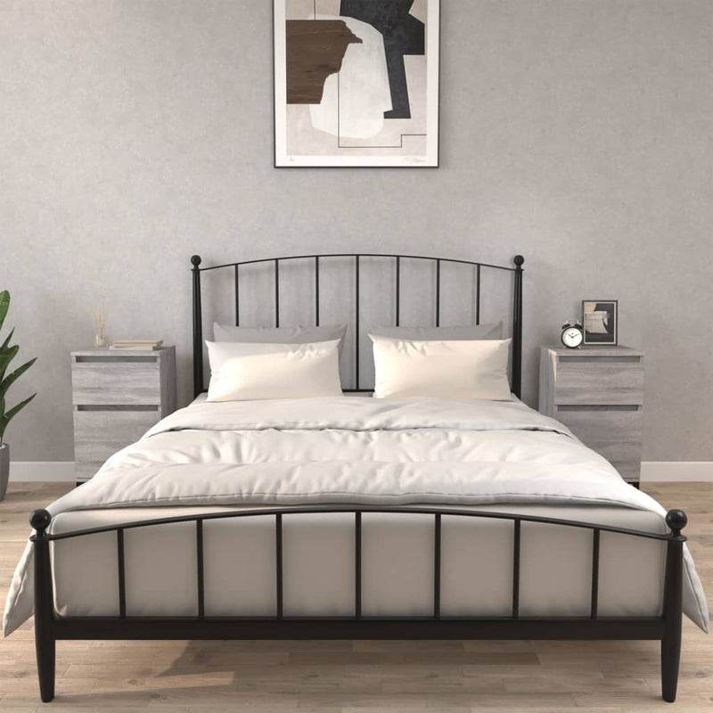 Bedside Cabinets 2 pcs Grey Sonoma 40x35x70 cm Payday Deals