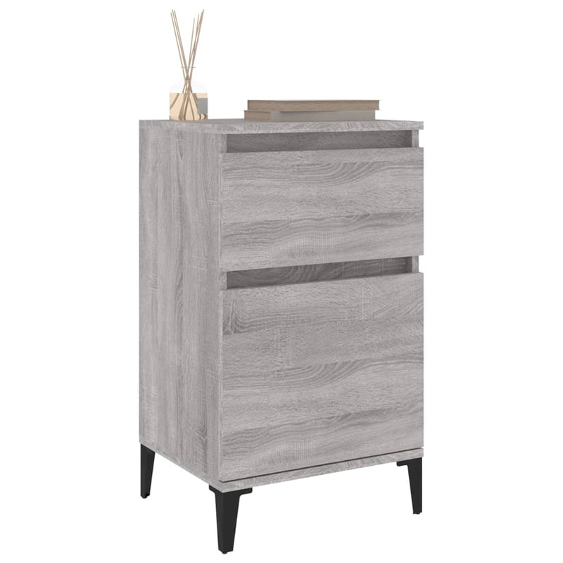 Bedside Cabinets 2 pcs Grey Sonoma 40x35x70 cm Payday Deals