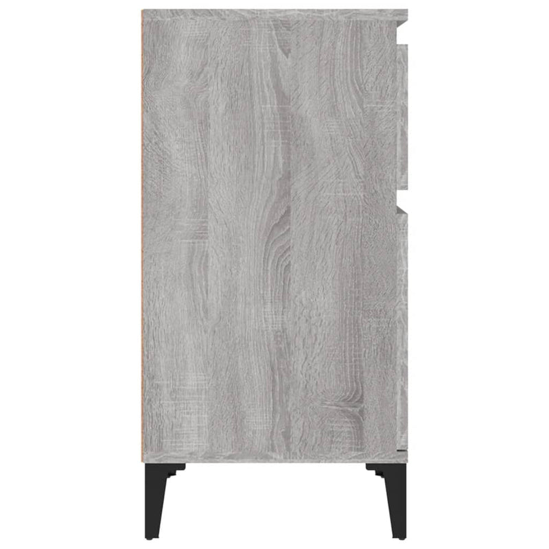 Bedside Cabinets 2 pcs Grey Sonoma 40x35x70 cm Payday Deals