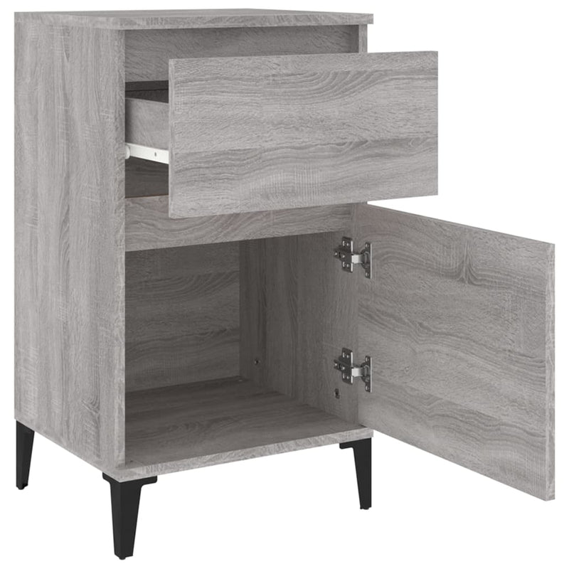 Bedside Cabinets 2 pcs Grey Sonoma 40x35x70 cm Payday Deals