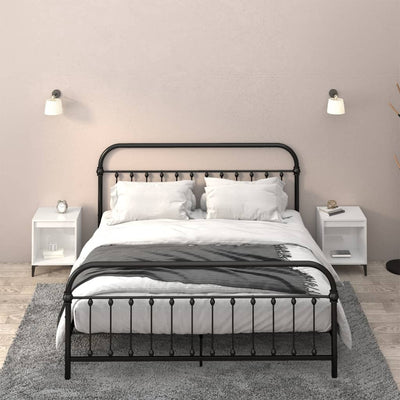 Bedside Cabinets 2 pcs High Gloss White 40x35x50 cm Payday Deals