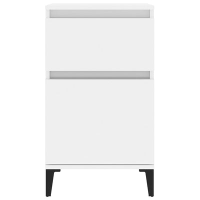 Bedside Cabinets 2 pcs High Gloss White 40x35x70 cm Payday Deals