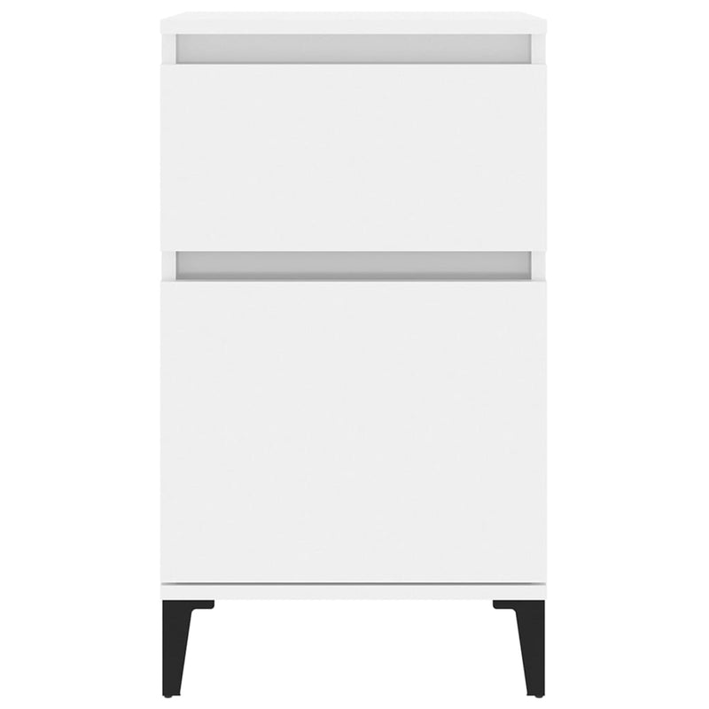 Bedside Cabinets 2 pcs High Gloss White 40x35x70 cm Payday Deals