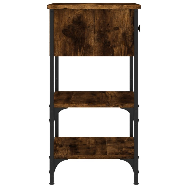 Bedside Cabinets 2 pcs Smoked Oak 34x36x70 cm Engineered Wood Payday Deals