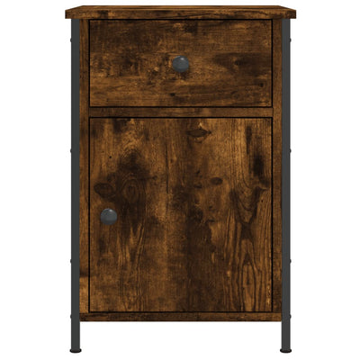 Bedside Cabinets 2 pcs Smoked Oak 40x42x60 cm Engineered Wood Payday Deals