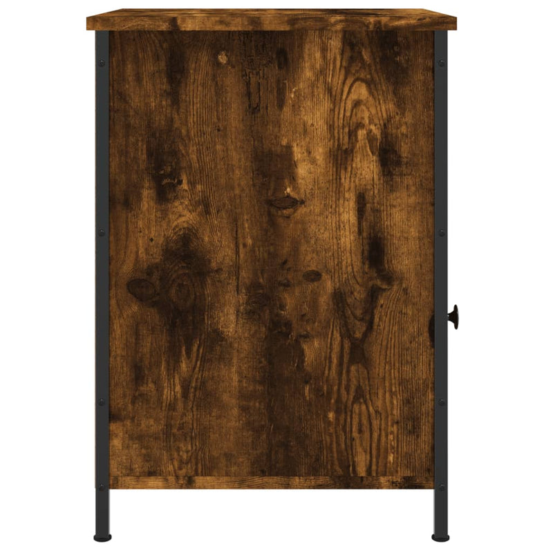 Bedside Cabinets 2 pcs Smoked Oak 40x42x60 cm Engineered Wood Payday Deals