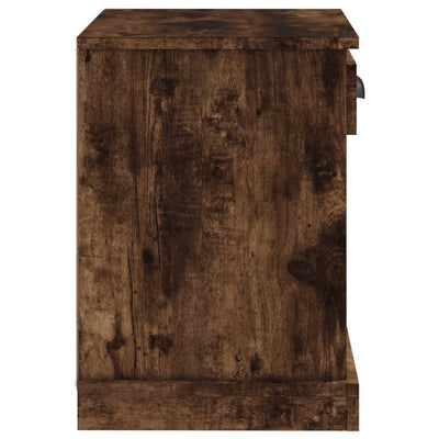 Bedside Cabinets 2 pcs Smoked Oak 43x36x50 cm Payday Deals