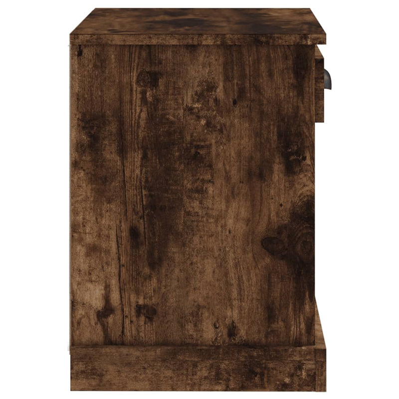Bedside Cabinets 2 pcs Smoked Oak 43x36x50 cm Payday Deals