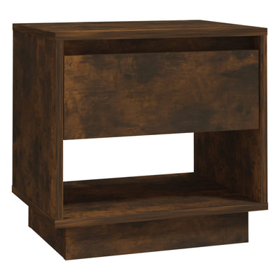 Bedside Cabinets 2 pcs Smoked Oak 45x34x44 cm Engineered Wood Payday Deals
