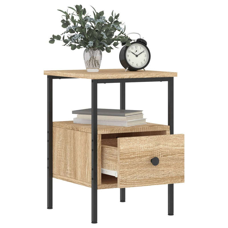 Bedside Cabinets 2 pcs Sonoma Oak 34x36x50 cm Engineered Wood Payday Deals