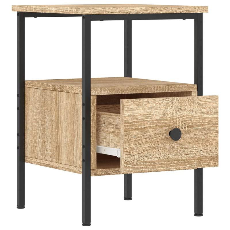 Bedside Cabinets 2 pcs Sonoma Oak 34x36x50 cm Engineered Wood Payday Deals