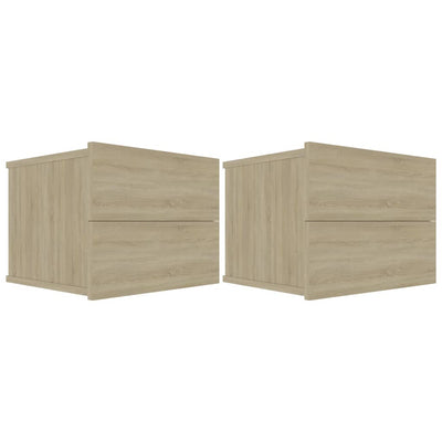 Bedside Cabinets 2 pcs Sonoma Oak 40x30x30 cm Engineered Wood Payday Deals
