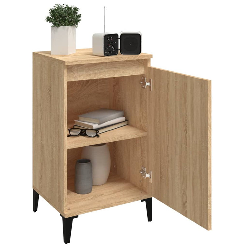 Bedside Cabinets 2 pcs Sonoma Oak 40x35x70 cm Engineered Wood Payday Deals