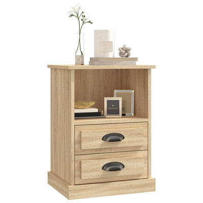 Bedside Cabinets 2 pcs Sonoma Oak 43x36x60 cm Payday Deals
