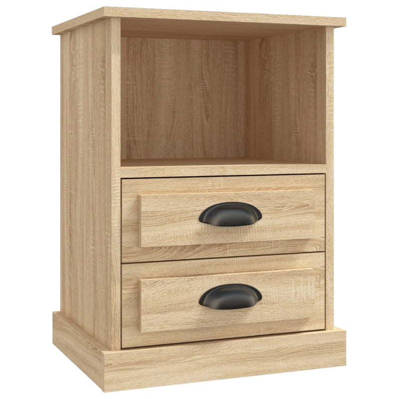 Bedside Cabinets 2 pcs Sonoma Oak 43x36x60 cm Payday Deals