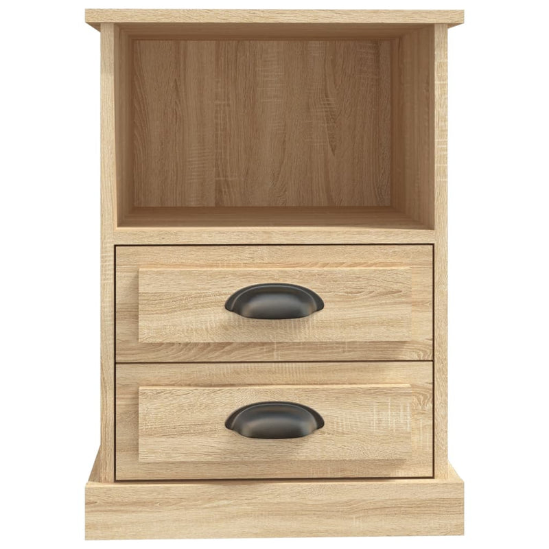 Bedside Cabinets 2 pcs Sonoma Oak 43x36x60 cm Payday Deals