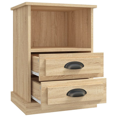 Bedside Cabinets 2 pcs Sonoma Oak 43x36x60 cm Payday Deals