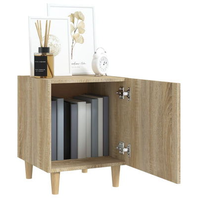 Bedside Cabinets 2 pcs Sonoma Oak Engineered Wood Payday Deals