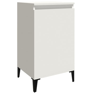 Bedside Cabinets 2 pcs White 40x35x70 cm Engineered Wood Payday Deals