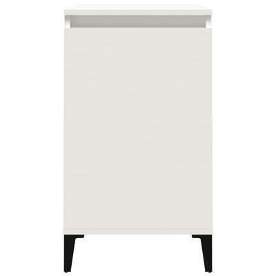 Bedside Cabinets 2 pcs White 40x35x70 cm Engineered Wood Payday Deals