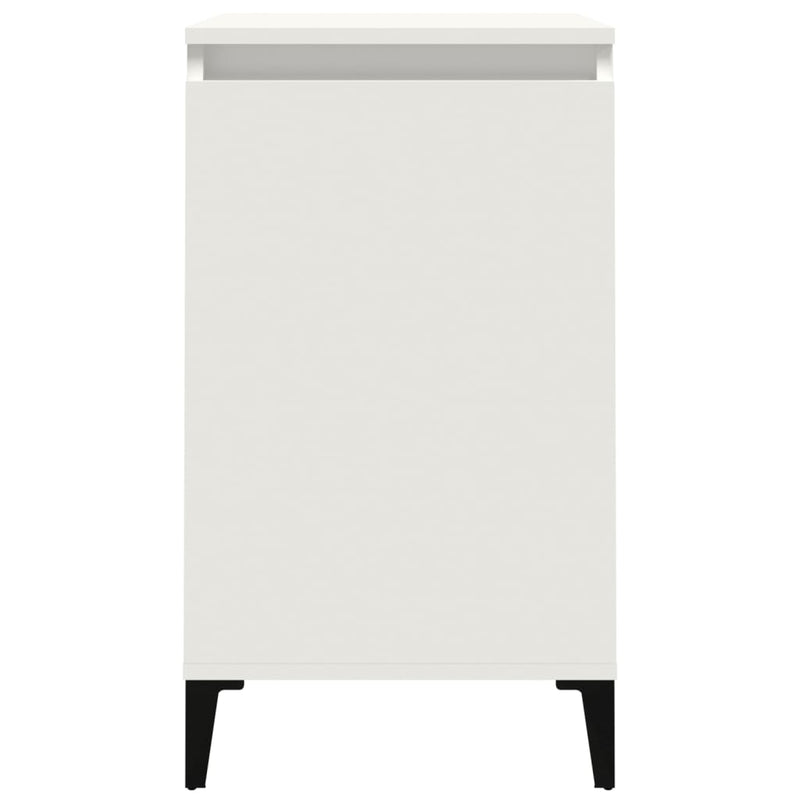 Bedside Cabinets 2 pcs White 40x35x70 cm Engineered Wood Payday Deals