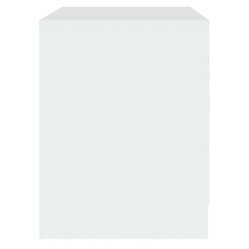 Bedside Cabinets 2 pcs White 45x34.5x44.5 cm Engineered Wood Payday Deals