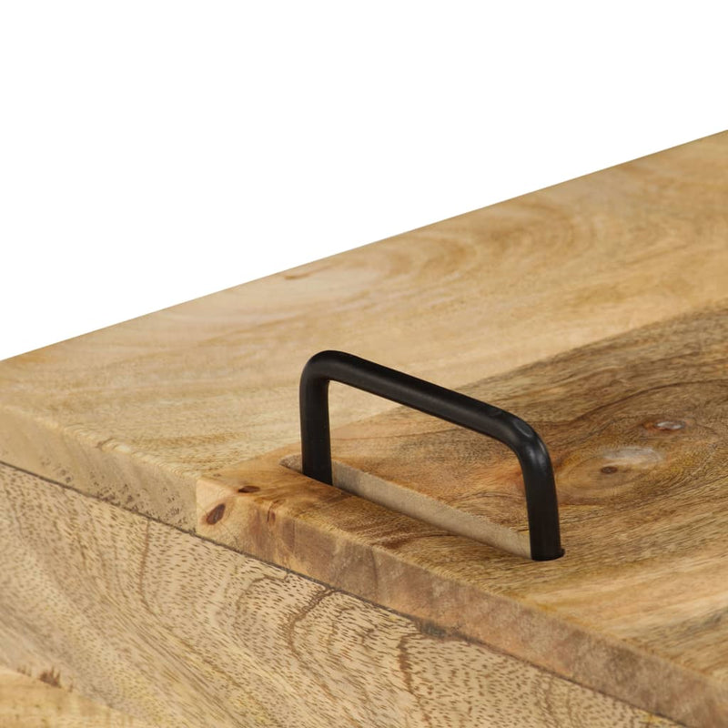 Bedside Table Solid Mango Wood 40x34x47 cm Payday Deals