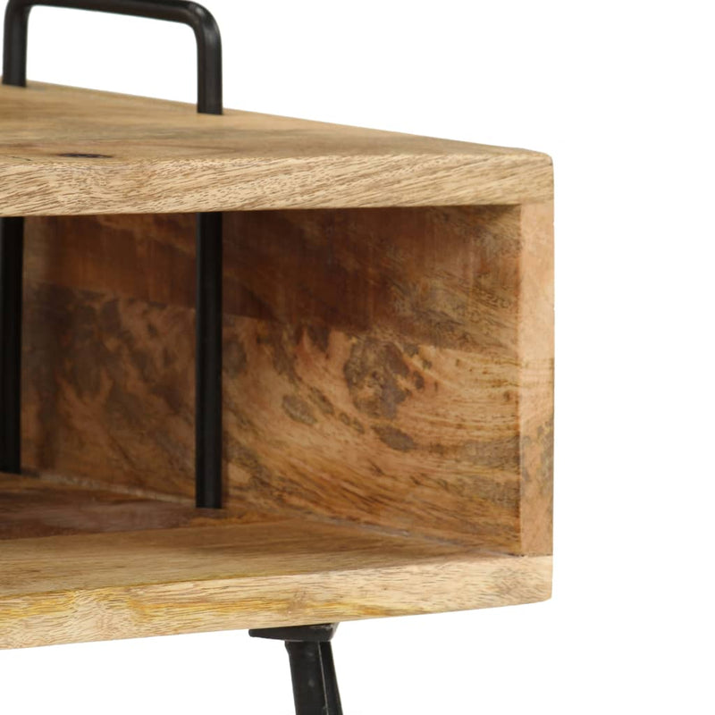 Bedside Table Solid Mango Wood 40x34x47 cm Payday Deals