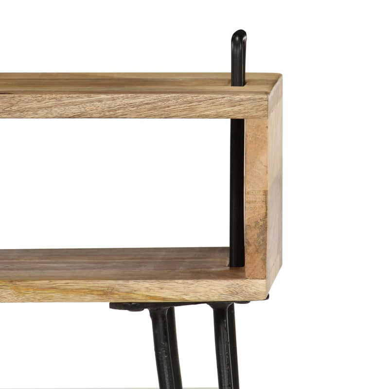 Bedside Table Solid Mango Wood 40x34x47 cm Payday Deals