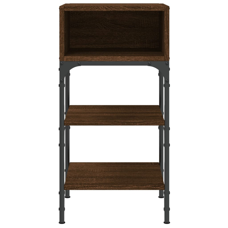 Bedside Tables 2 pcs Brown Oak 35x34.5x70 cm Engineered Wood Payday Deals