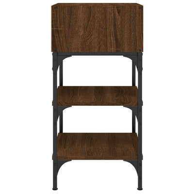 Bedside Tables 2 pcs Brown Oak 35x34.5x70 cm Engineered Wood Payday Deals