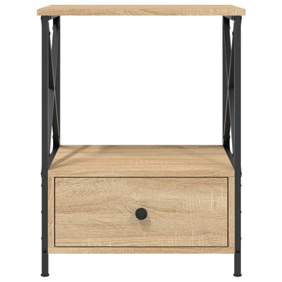Bedside Tables 2 pcs Sonoma Oak 50x41x65 cm Engineered Wood Payday Deals