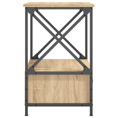 Bedside Tables 2 pcs Sonoma Oak 50x41x65 cm Engineered Wood Payday Deals