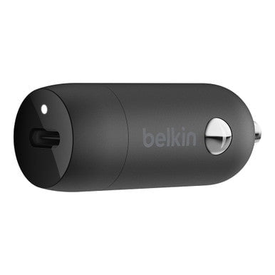 Belkin BoostCharge 30W USB-C Car Charger - With USB-C to Lightning Cable - Black Payday Deals