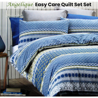 Belmondo Angelique Easy Care Quilt Cover Set King Payday Deals