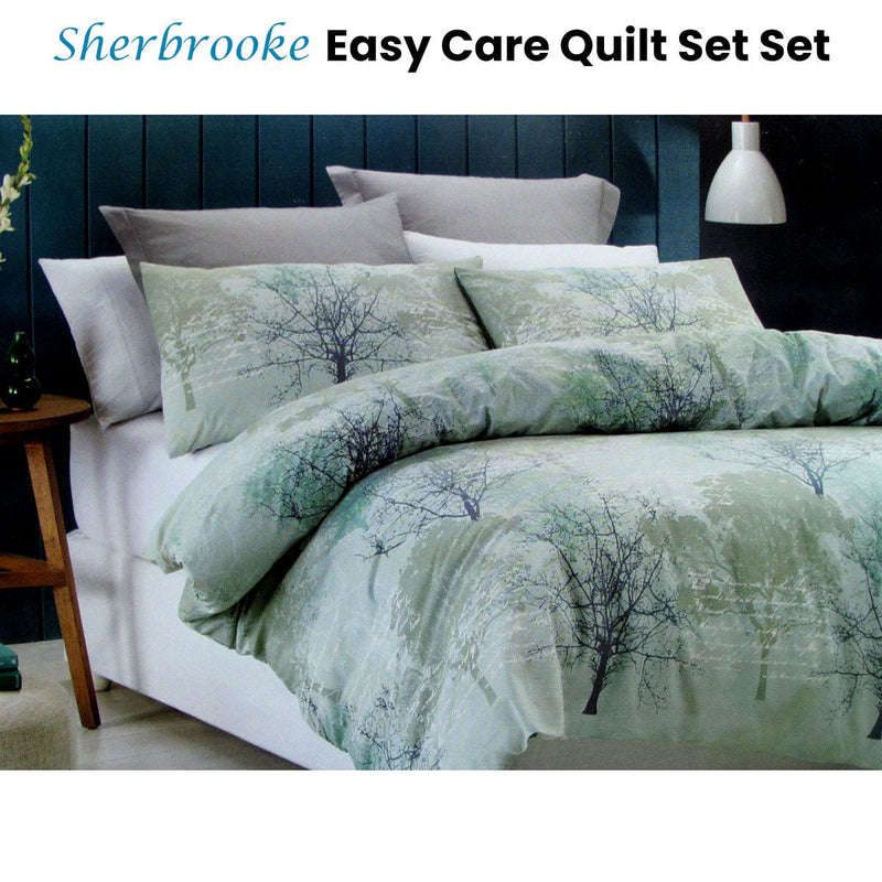 Belmondo Sherbrooke Forest Easy Care Quilt Cover Set King Payday Deals