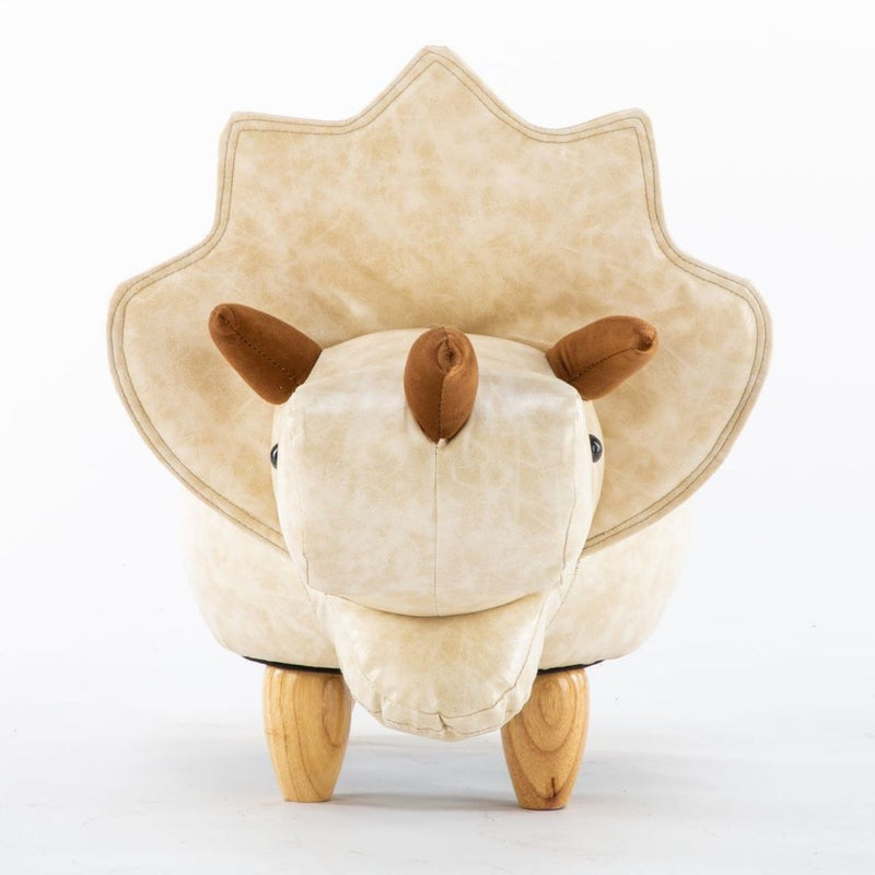 Ben Beige Triceratops Ottoman with Storage Payday Deals